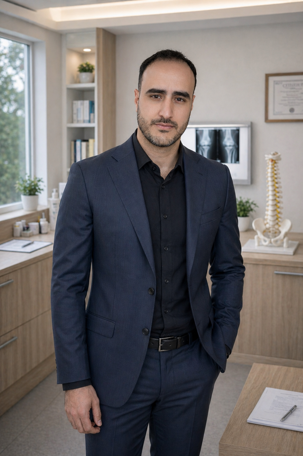 Dr. Renan Scoparo Manno em consultório